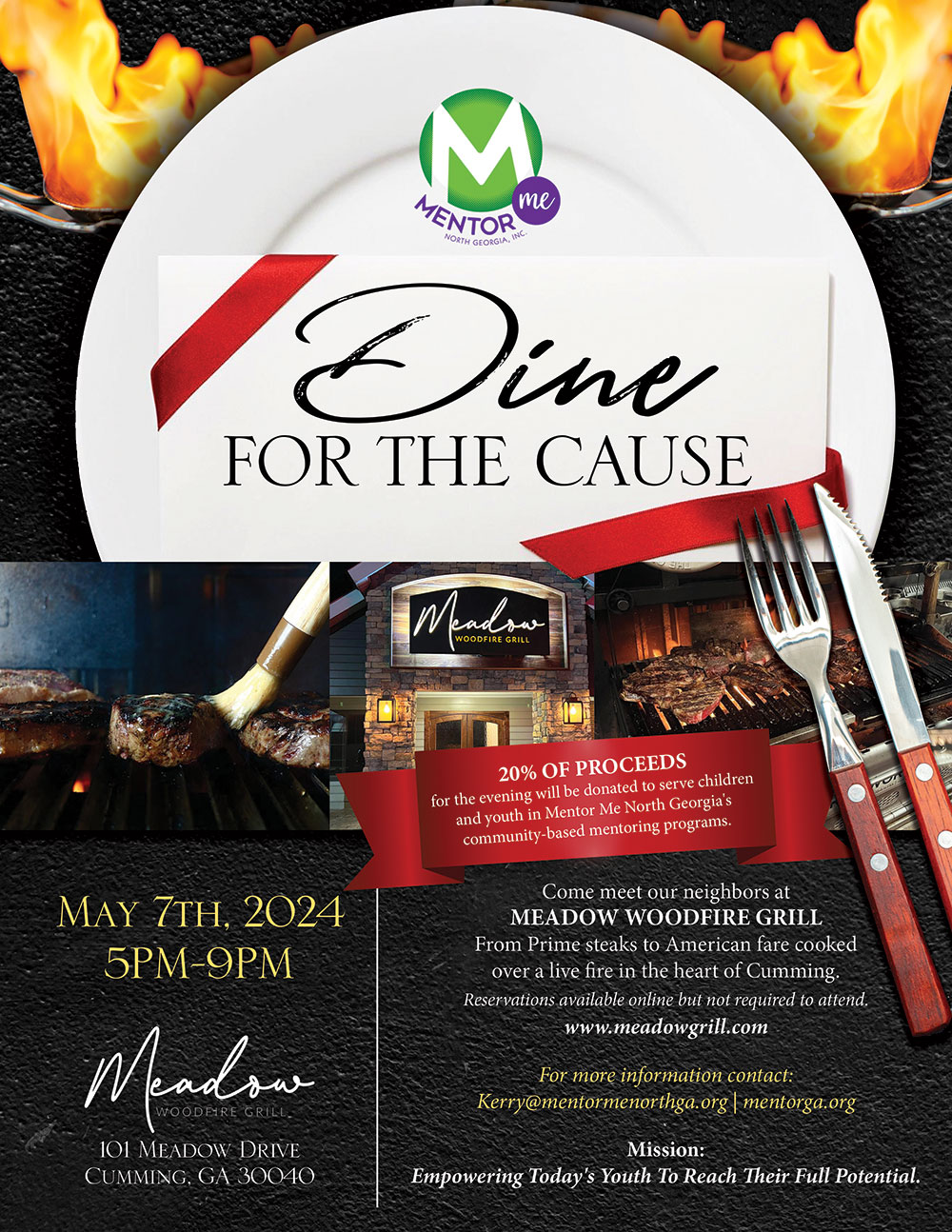 dine for a cause event mentoring programs in north georgia